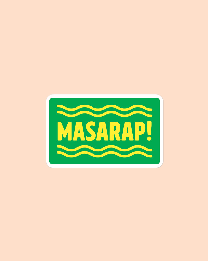 medium sized sticker with green design